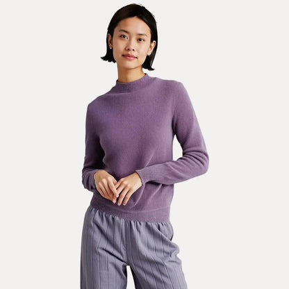Cora | Pull en laine tricoté à col rond pour femme