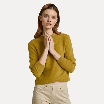 Cora | Pull en laine tricoté à col rond pour femme