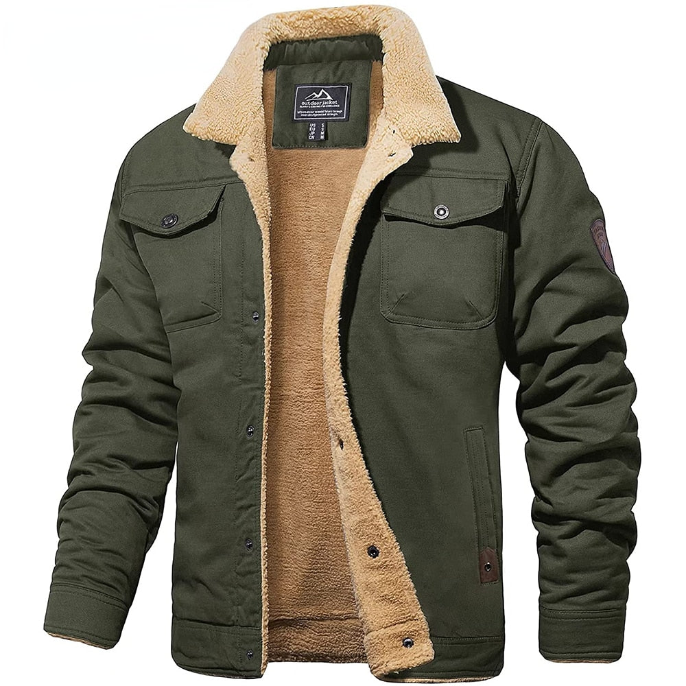 Cristoff | Veste d'hiver doublée en sherpa pour homme