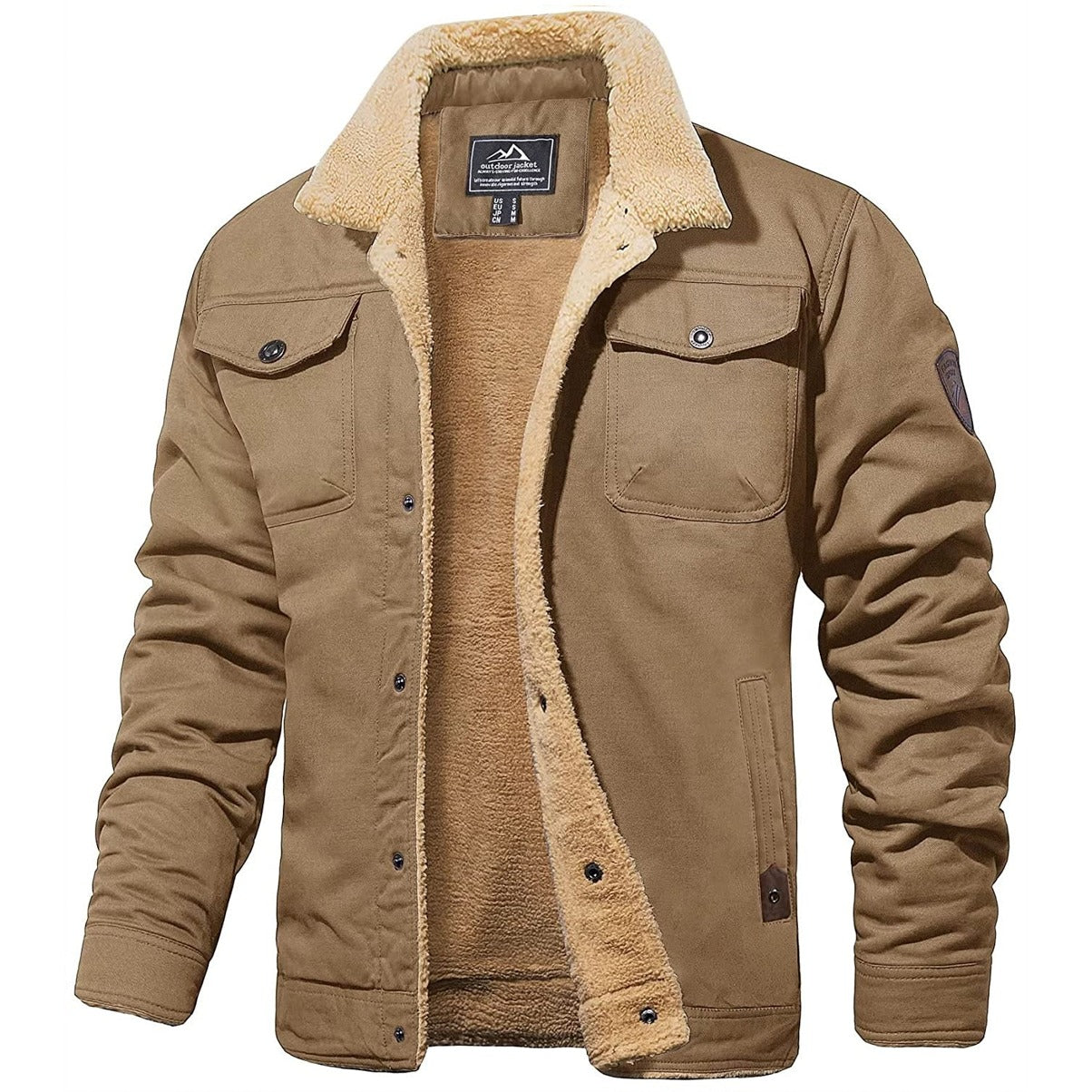 Cristoff | Veste d'hiver doublée en sherpa pour homme
