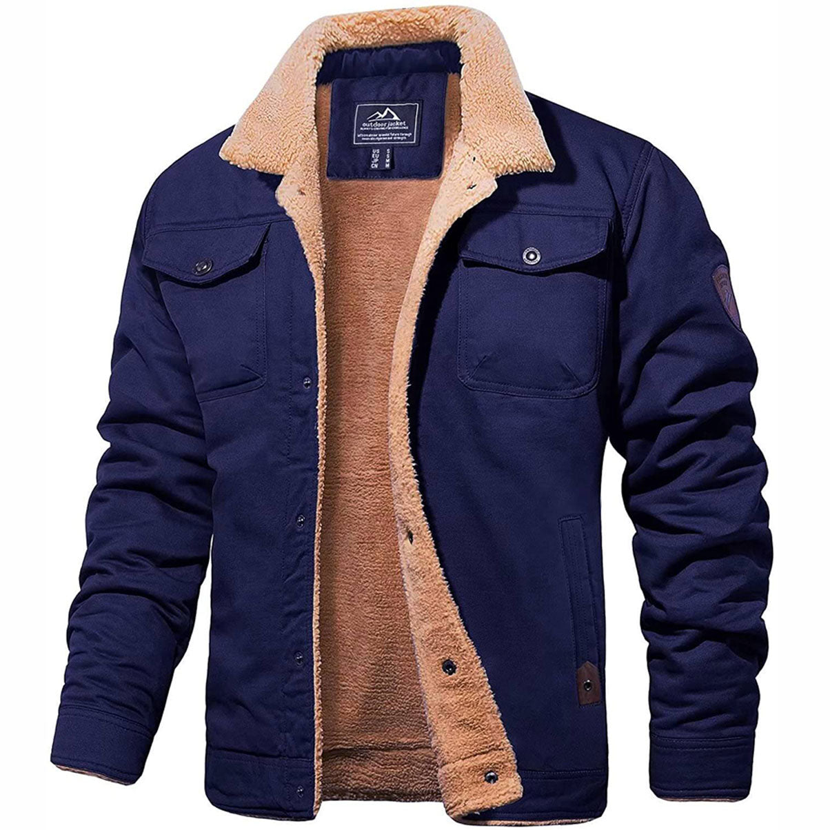 Cristoff | Veste d'hiver doublée en sherpa pour homme
