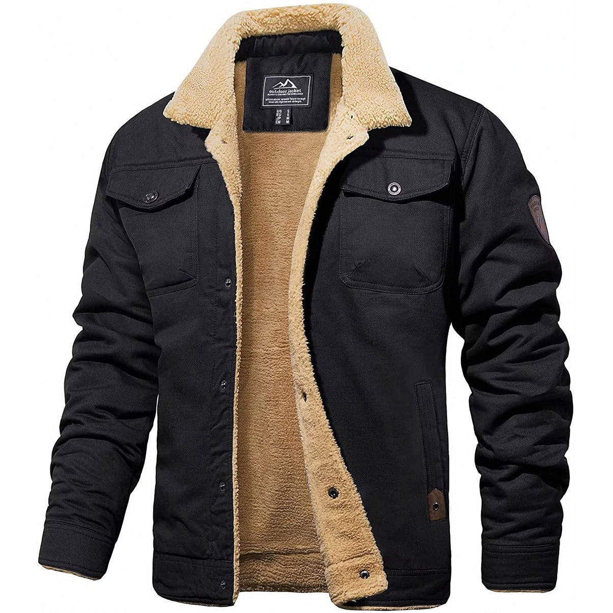 Cristoff | Veste d'hiver doublée en sherpa pour homme