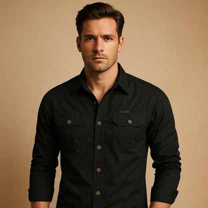 Dorian | Chemise cargo en coton robuste pour hommes