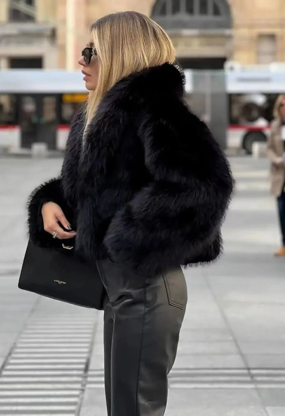 Ela | Manteau en fausse fourrure pour femme