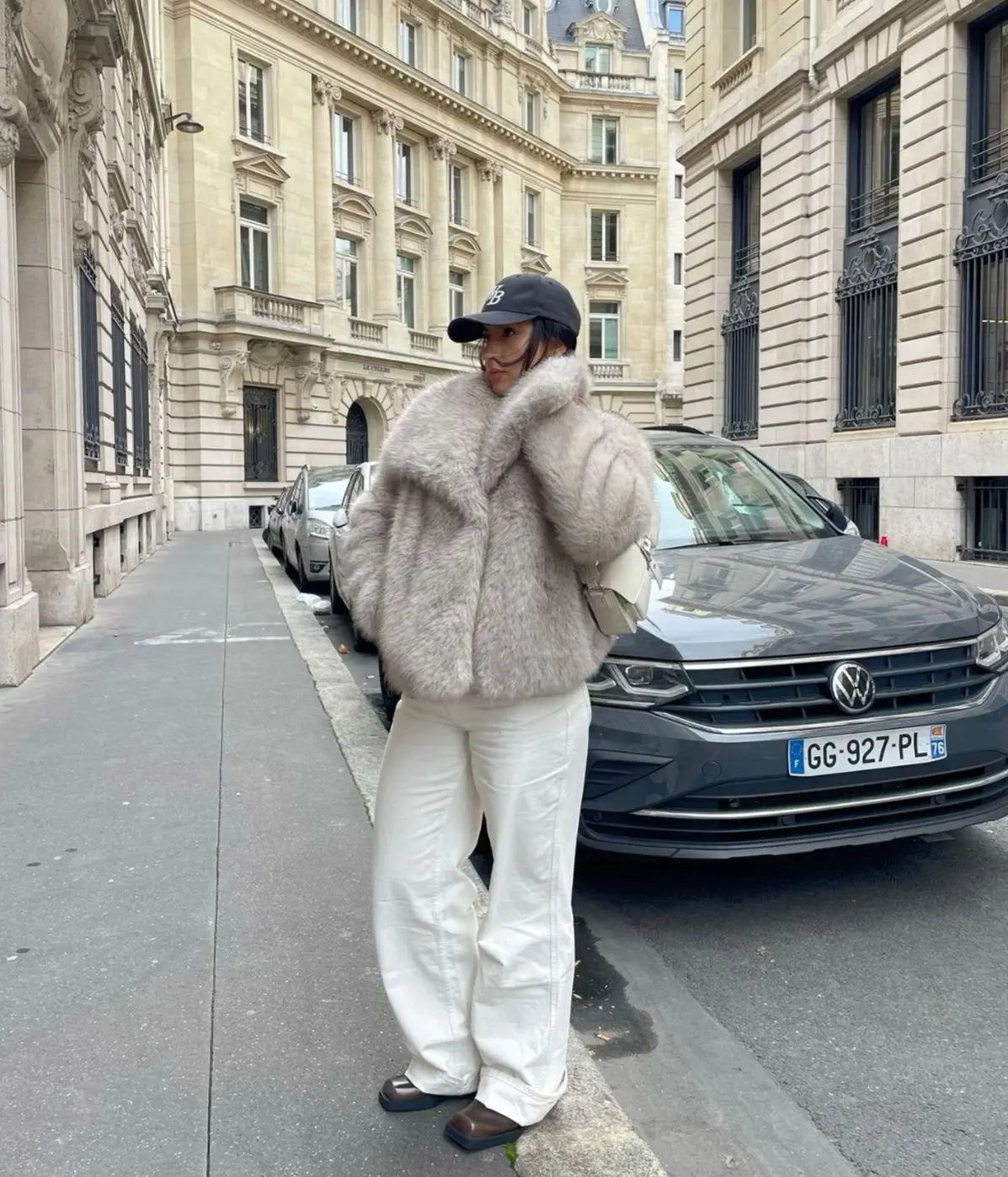 Ela | Manteau en fausse fourrure pour femme