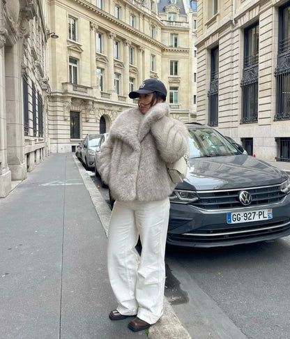 Ela | Manteau en fausse fourrure pour femme