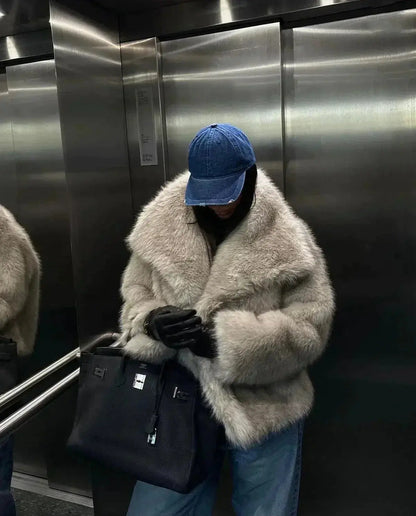 Ela | Manteau en fausse fourrure pour femme