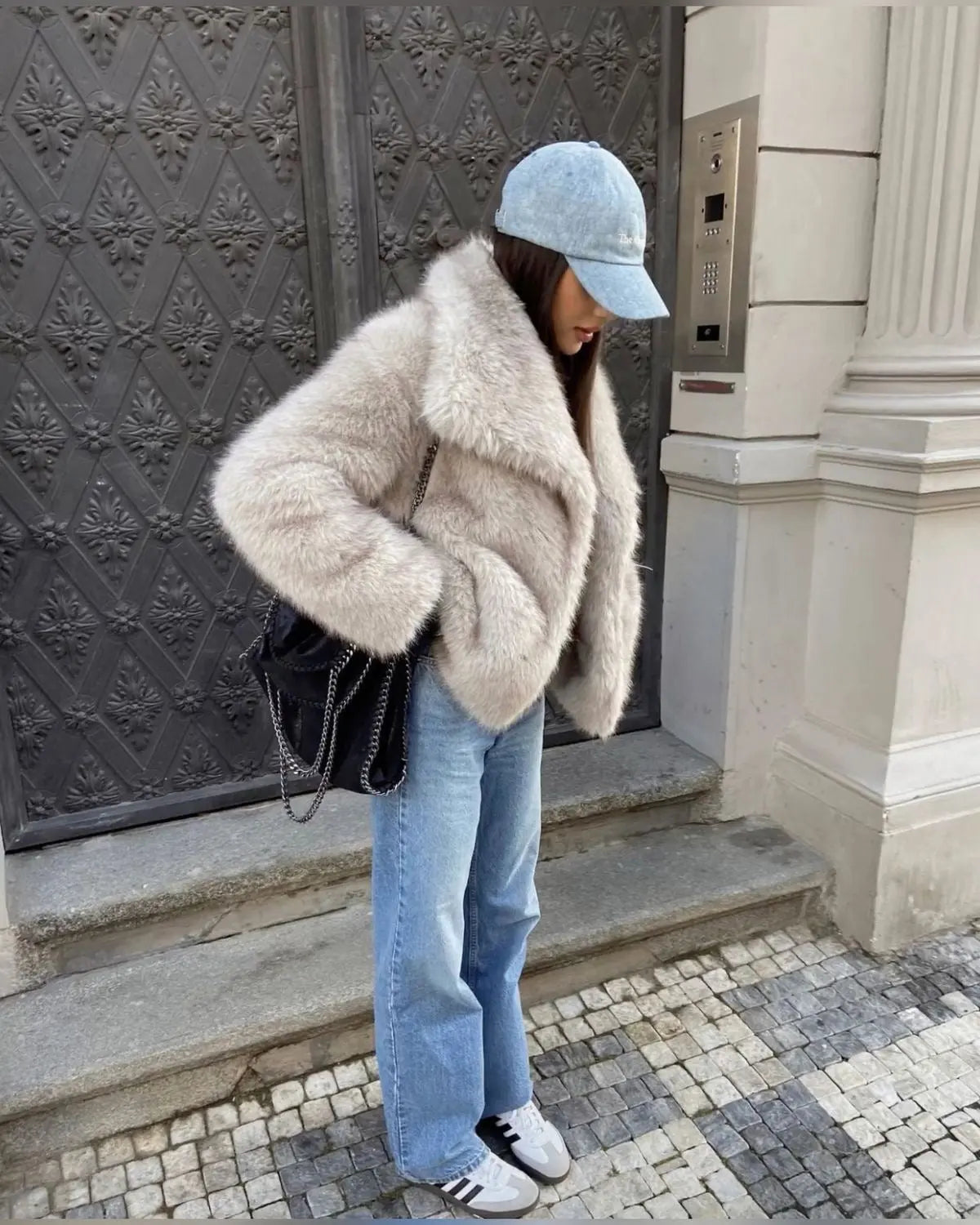 Ela | Manteau en fausse fourrure pour femme