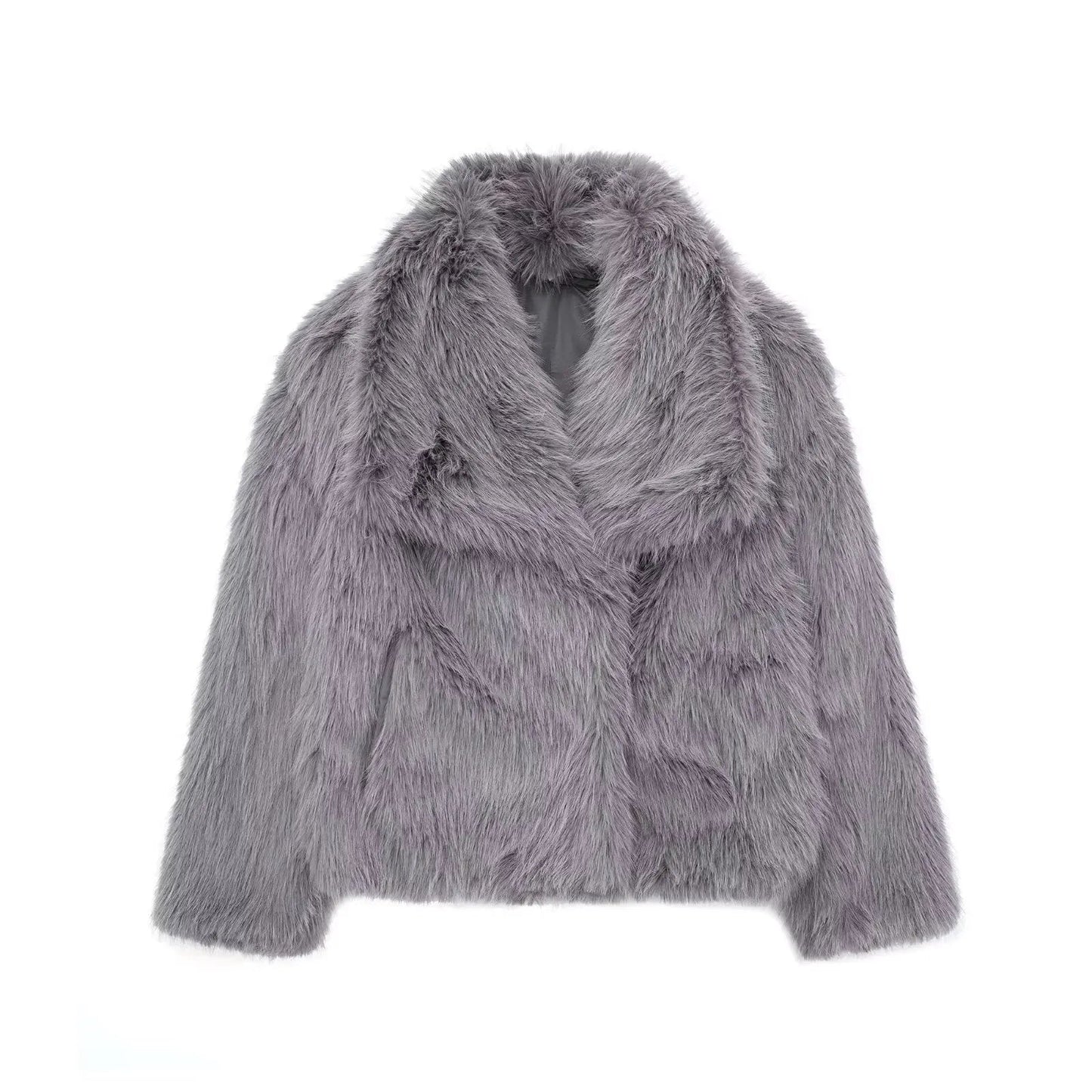 Ela | Manteau en fausse fourrure pour femme