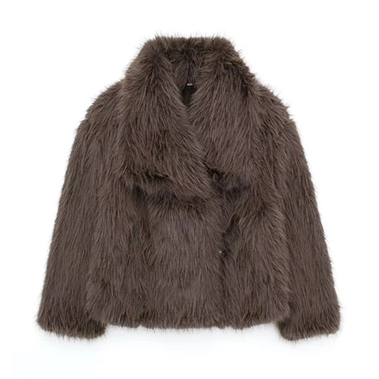 Ela | Manteau en fausse fourrure pour femme