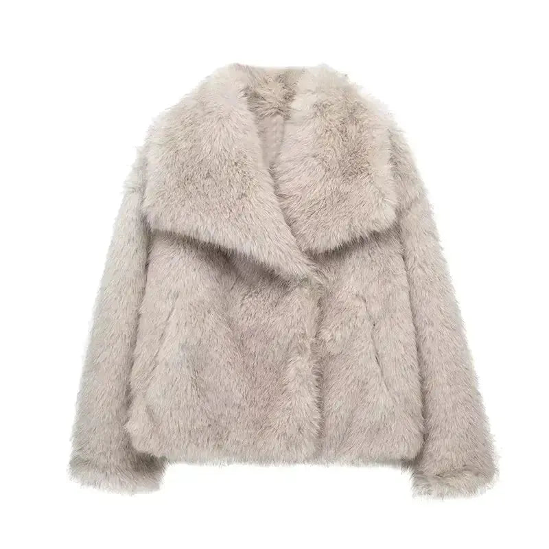 Ela | Manteau en fausse fourrure pour femme