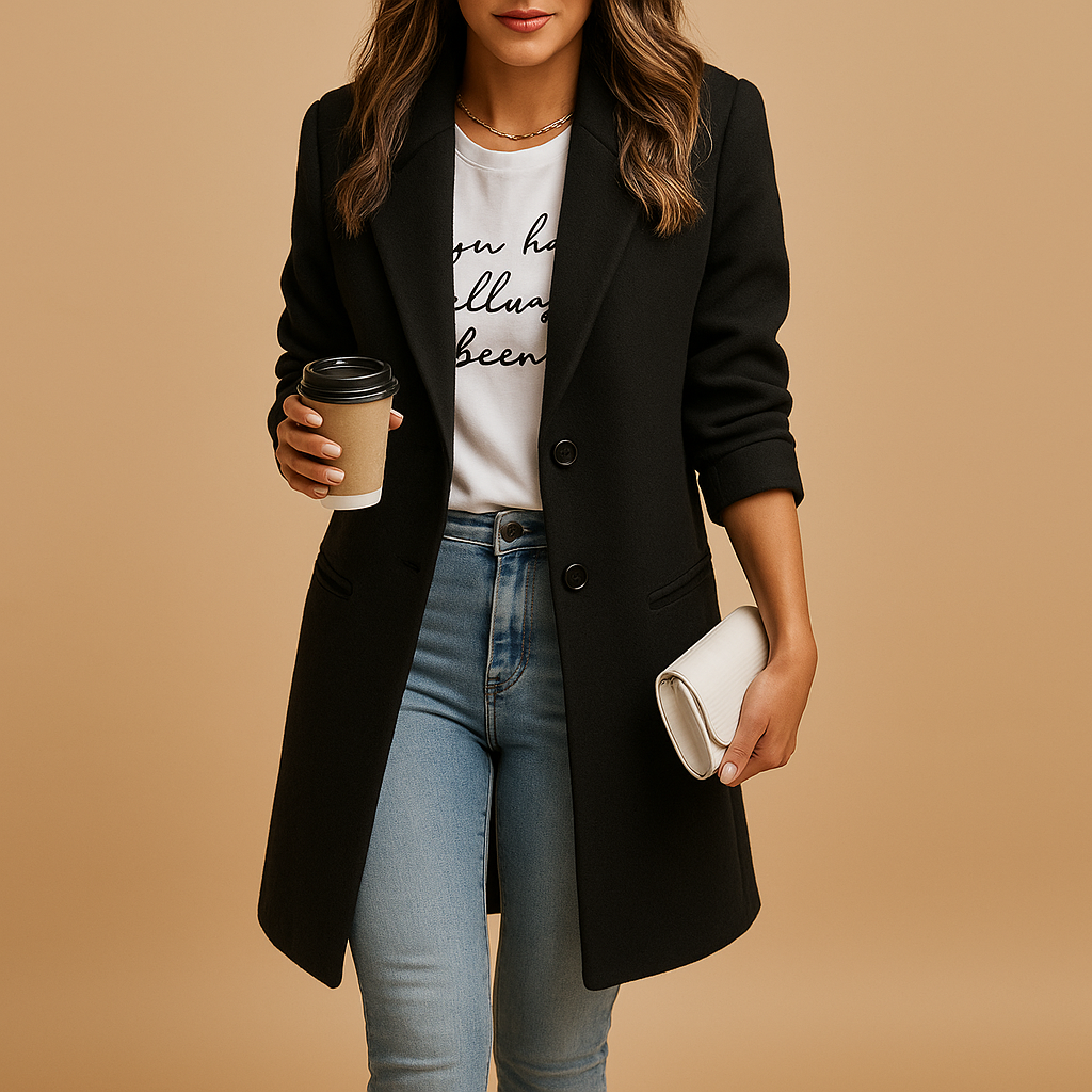 Eline | Manteau en laine long pour femmes