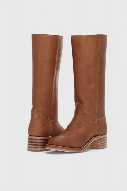 Ellaida | Bottes en cuir à talons hautes pour femmes