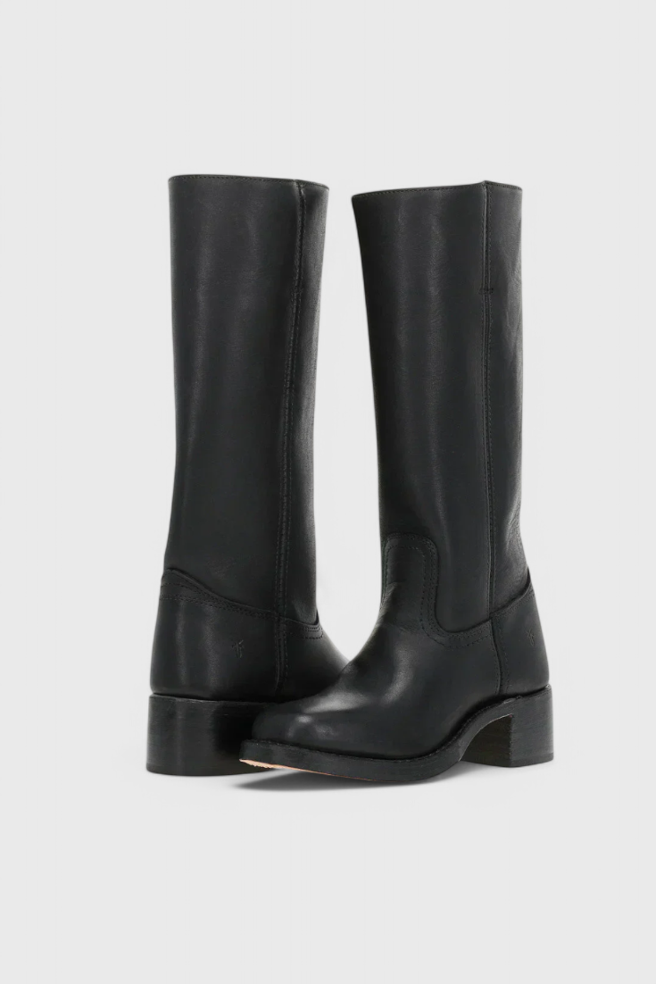 Ellaida | Bottes en cuir à talons hautes pour femmes