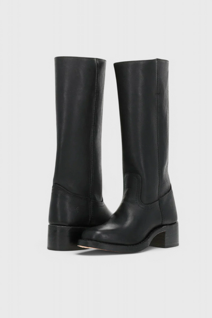 Ellaida | Bottes en cuir à talons hautes pour femmes