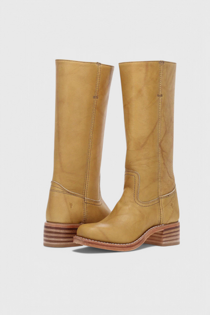 Ellaida | Bottes en cuir à talons hautes pour femmes
