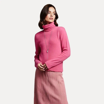 Emelie | Pull en acrylique à col roulé pour femmes