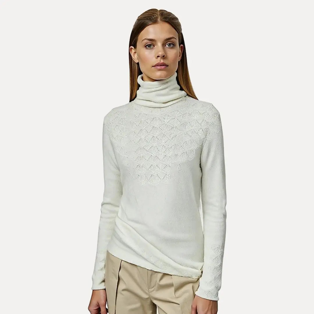 Emelie | Pull en acrylique à col roulé pour femmes