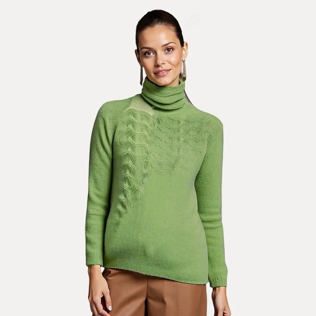 Emelie | Pull en acrylique à col roulé pour femmes