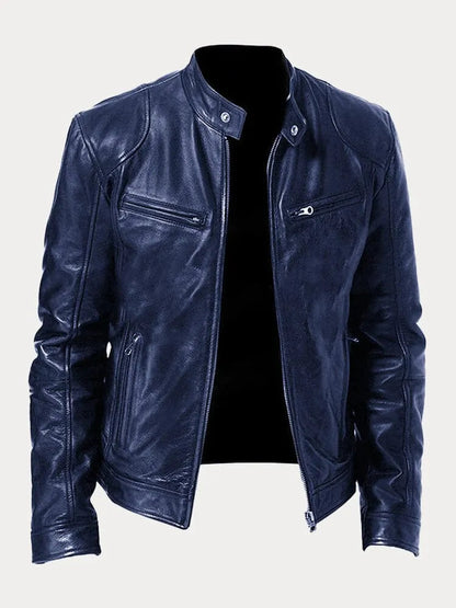 Enrique | Men’s Classic Leather Moto Jacket