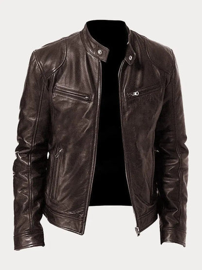 Enrique | Men’s Classic Leather Moto Jacket