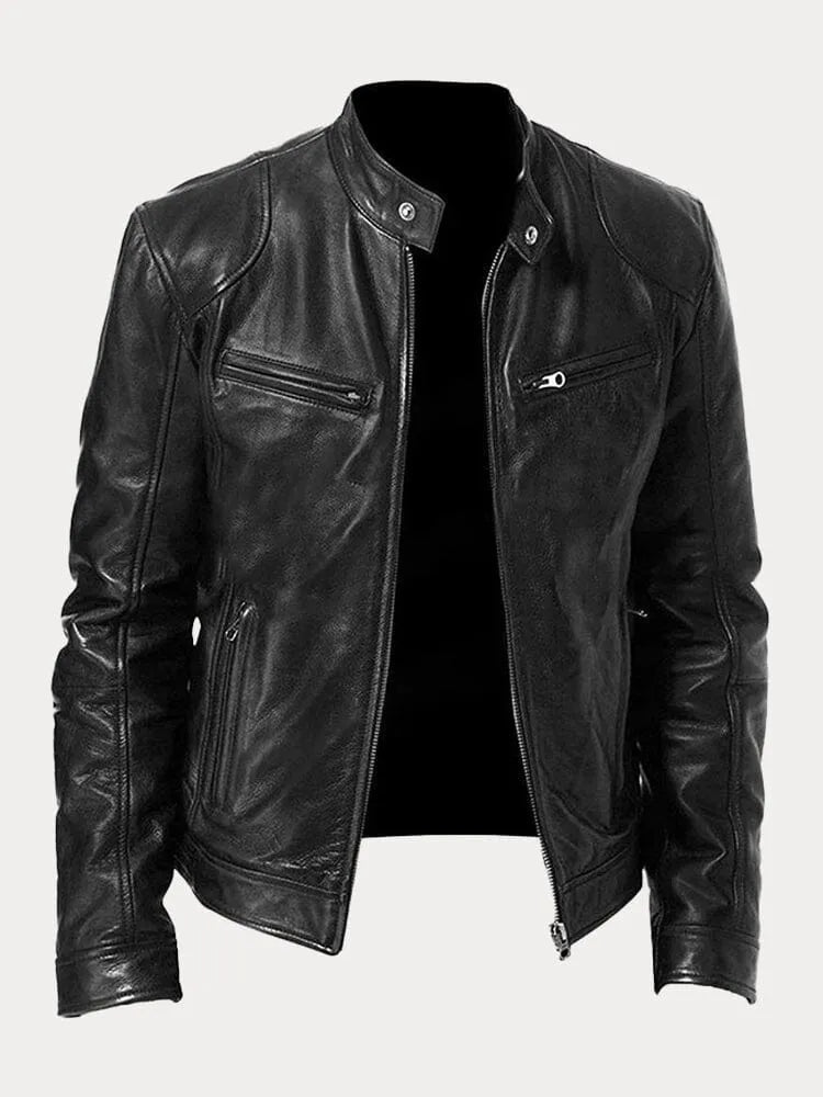 Enrique | Men’s Classic Leather Moto Jacket