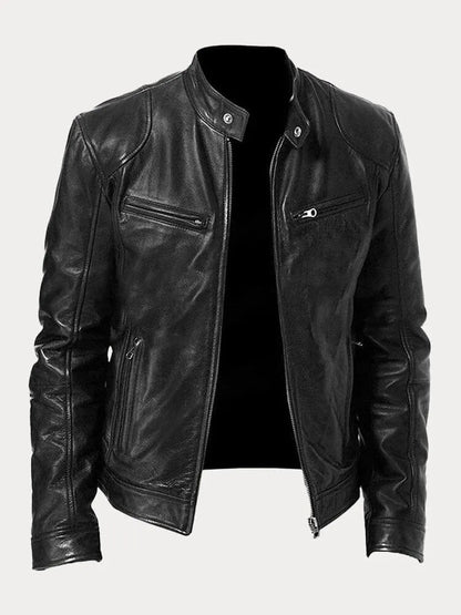 Enrique | Men’s Classic Leather Moto Jacket