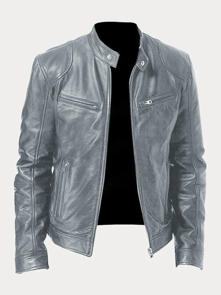 Enrique | Men’s Classic Leather Moto Jacket