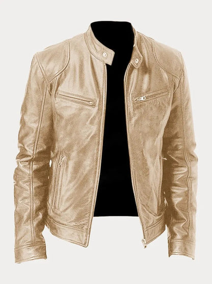 Enrique | Men’s Classic Leather Moto Jacket