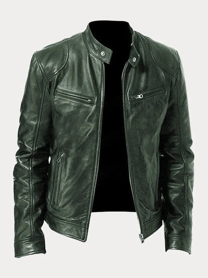 Enrique | Men’s Classic Leather Moto Jacket