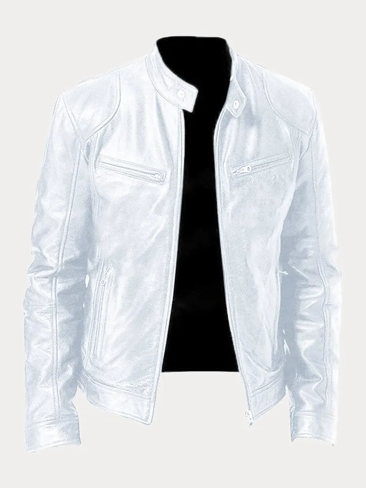 Enrique | Men’s Classic Leather Moto Jacket