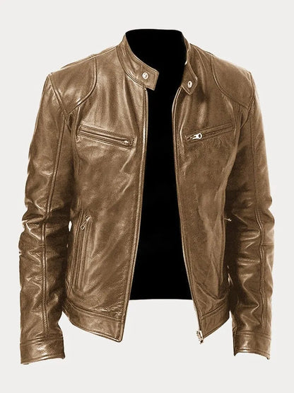 Enrique | Men’s Classic Leather Moto Jacket