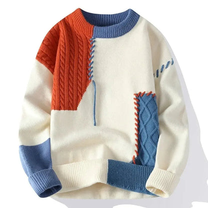 Mackenly | Pull en patchwork Vanguard pour homme