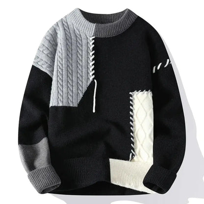 Mackenly | Pull en patchwork Vanguard pour homme