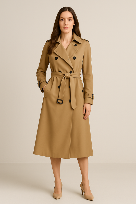 Eveline | Women’s Longline Trench Coat