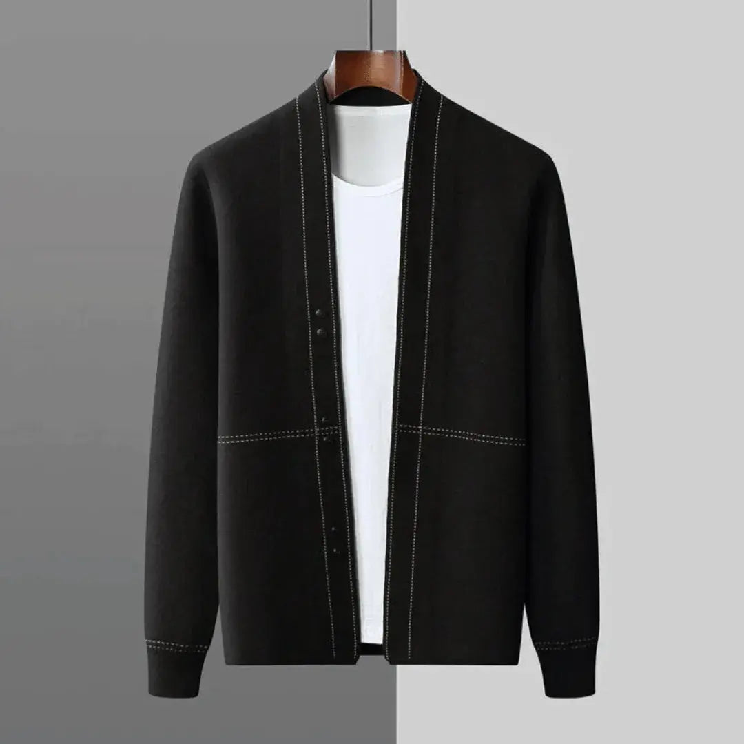 Kiera | Cardigan en laine de luxe pour homme