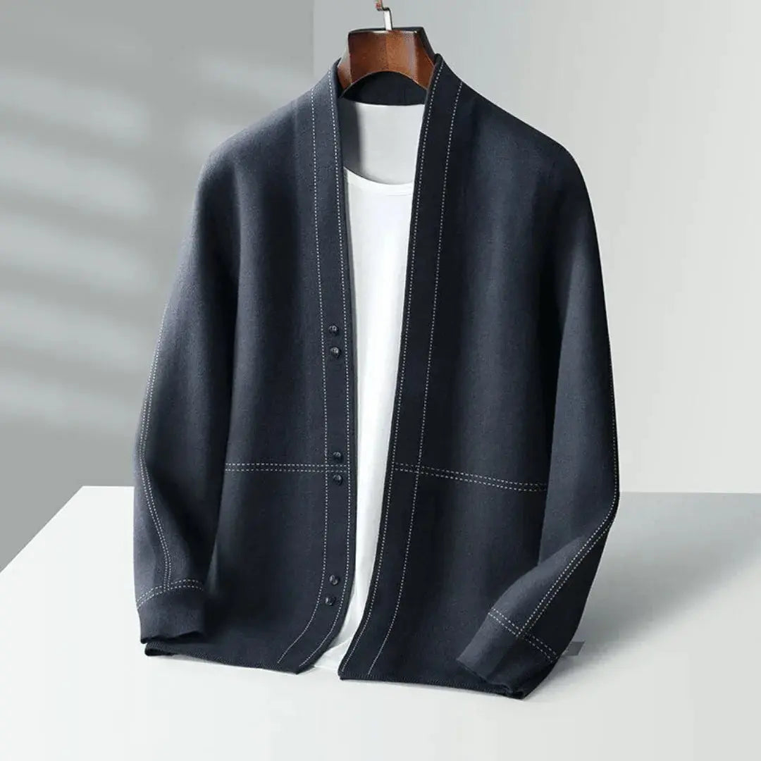 Kiera | Cardigan en laine de luxe pour homme