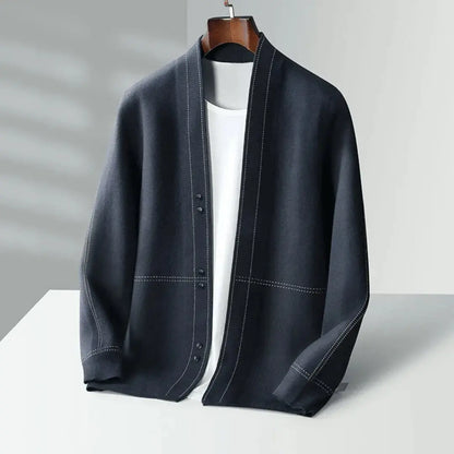 Kiera | Cardigan en laine de luxe pour homme