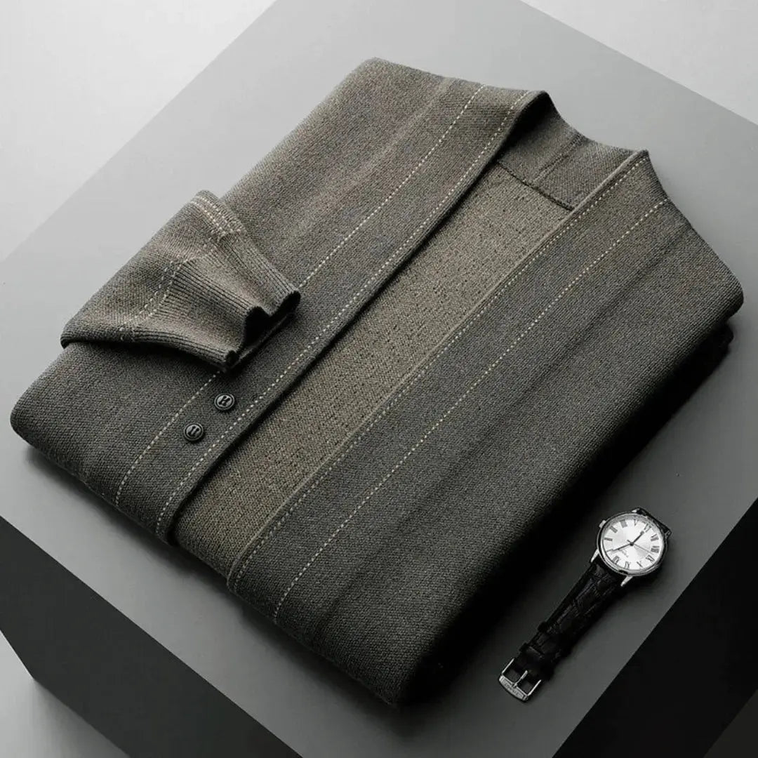 Kiera | Cardigan en laine de luxe pour homme