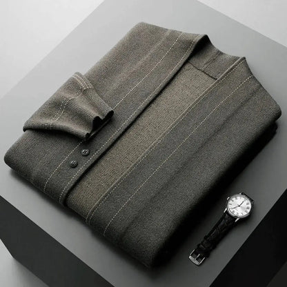 Kiera | Cardigan en laine de luxe pour homme