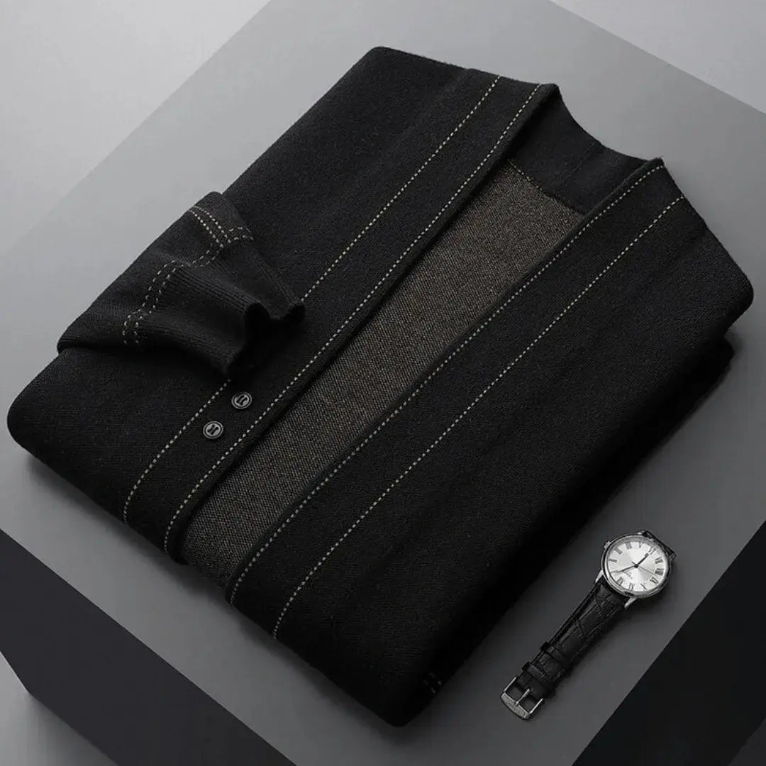 Kiera | Cardigan en laine de luxe pour homme