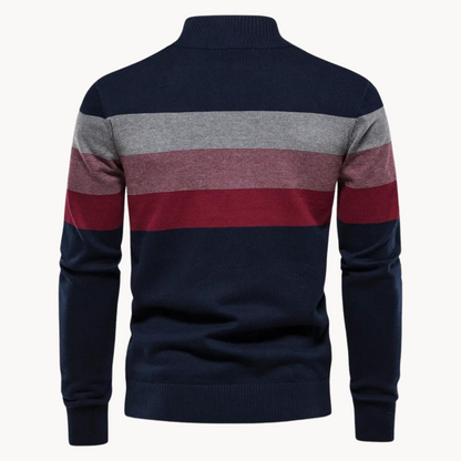 Quarter | Pull rayé raffiné pour hommes