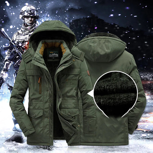 Faustino | Men’s Warm Hood Heavy-Duty Winter Jacket