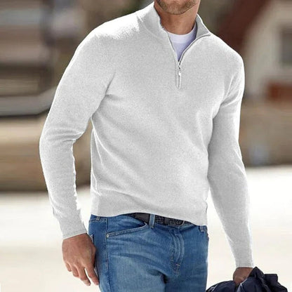 Ferry | Pull zippé léger en cachemire pour hommes