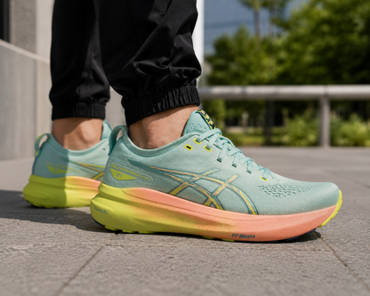 ASICS Gel-Kayano 31 Adaptive Stability Road Running Shoes Lightweight Cushion Trainers