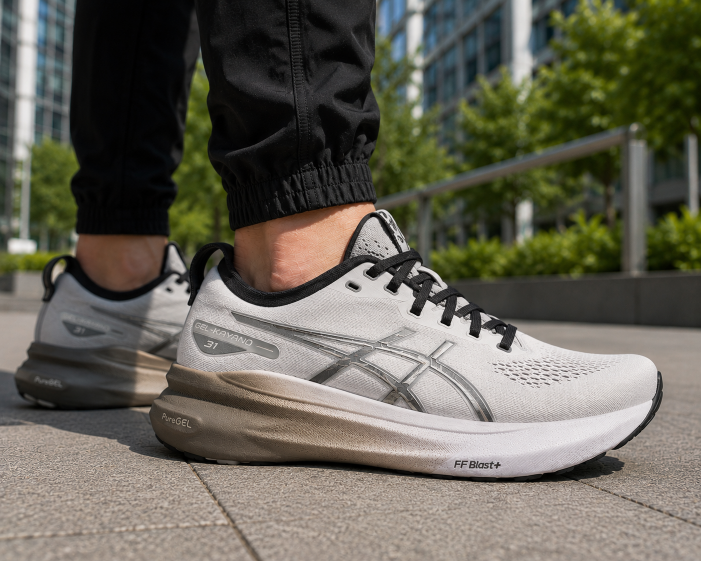 ASICS Gel-Kayano 31 Adaptive Stability Road Running Shoes Lightweight Cushion Trainers