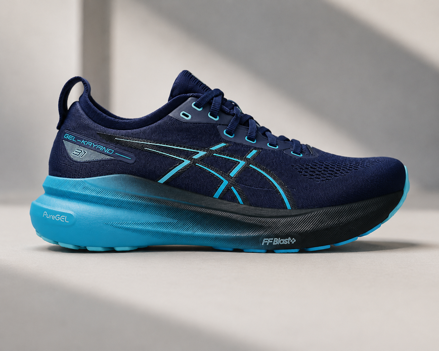 ASICS Gel-Kayano 31 Adaptive Stability Road Running Shoes Lightweight Cushion Trainers