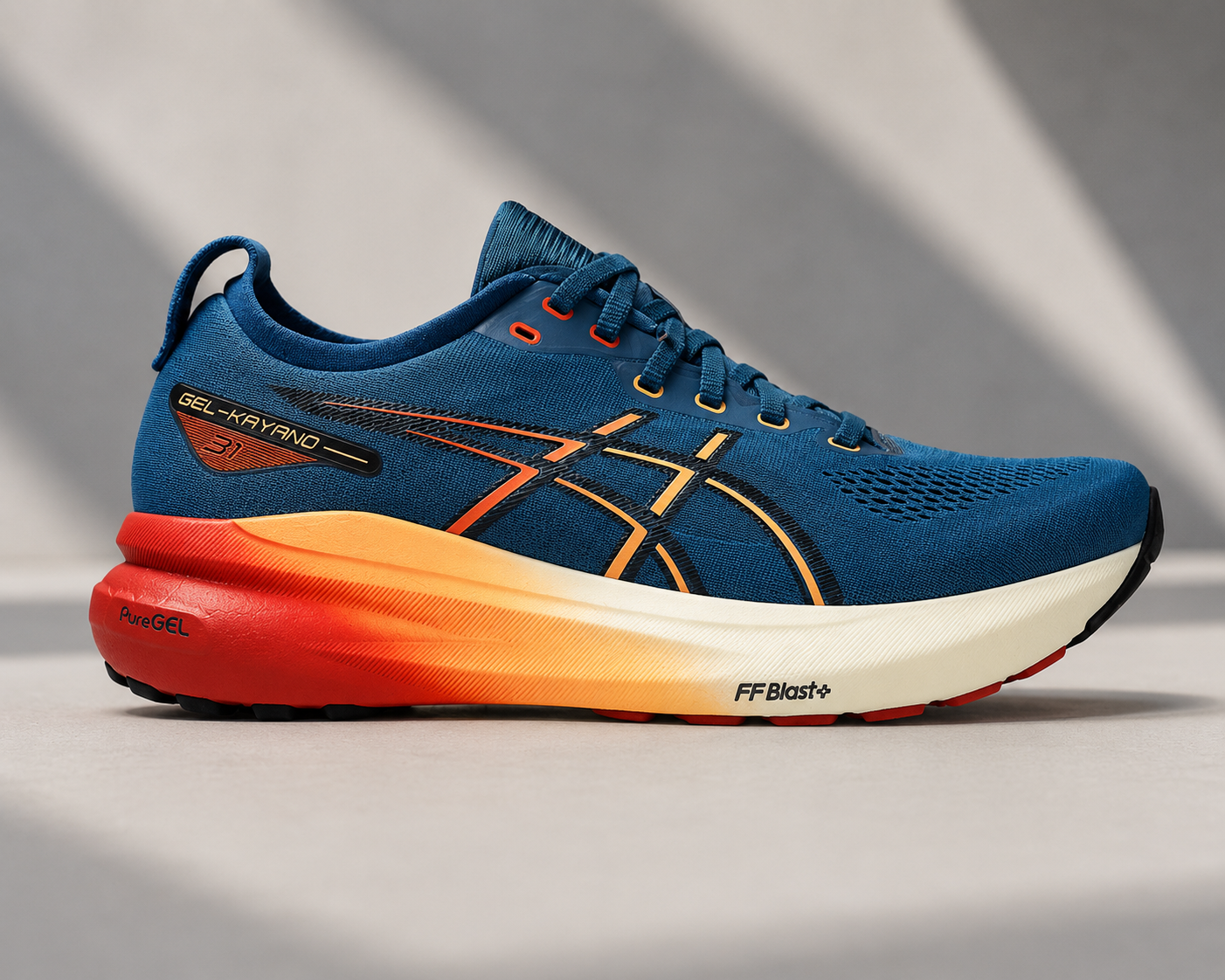 ASICS Gel-Kayano 31 Adaptive Stability Road Running Shoes Lightweight Cushion Trainers