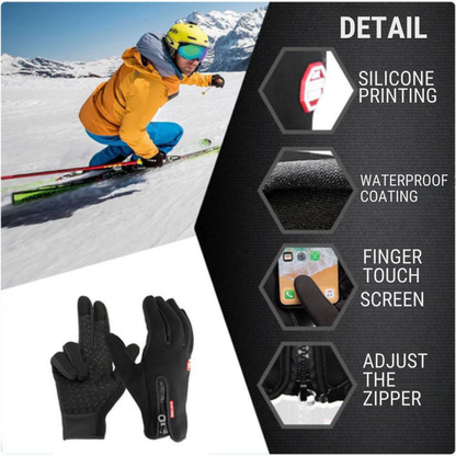 Glacier | Gants thermiques unisexe pour l'hiver