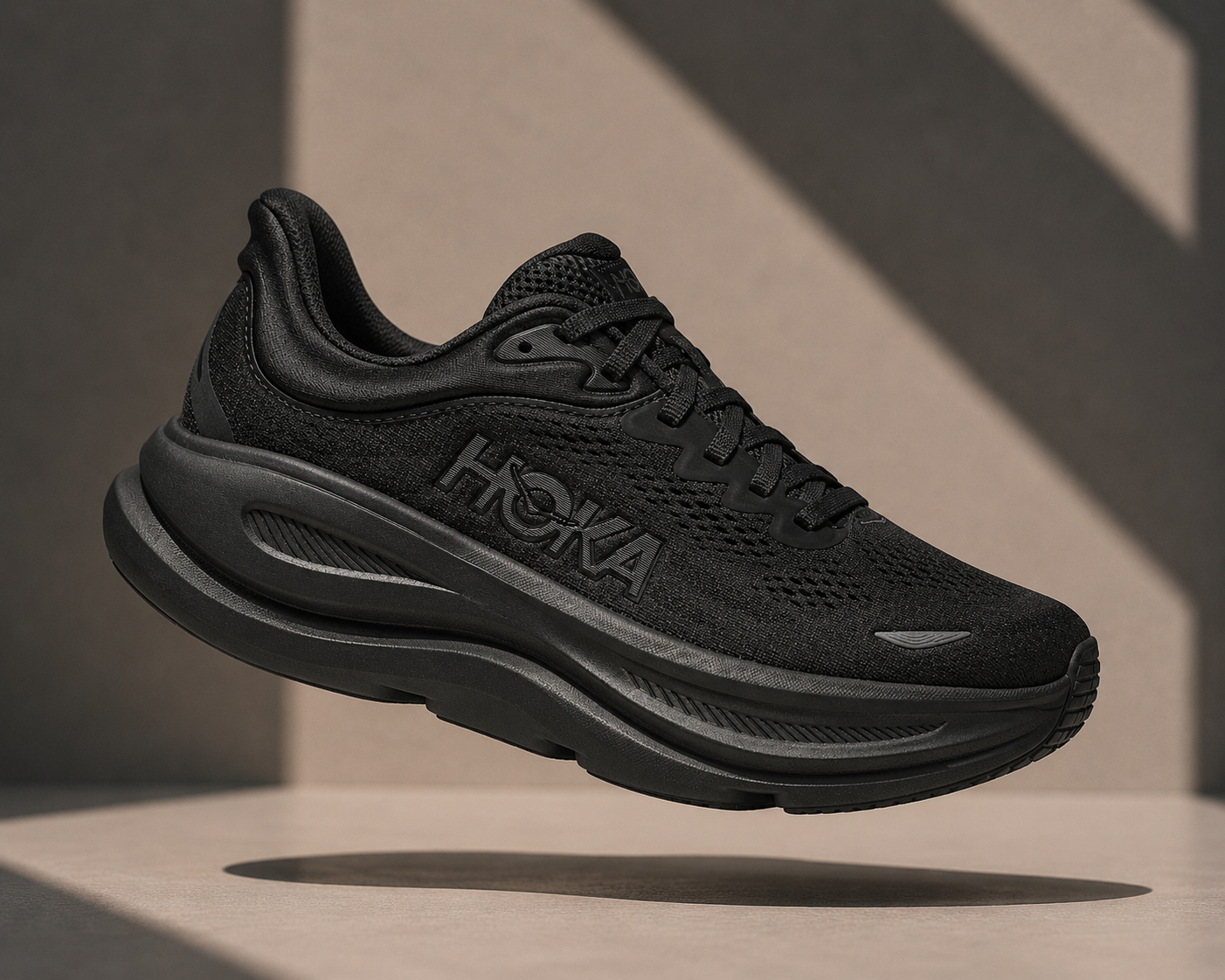 HOKA Bondi 9 Running Shoes Max Cushion EVA Lightweight Road Trainers